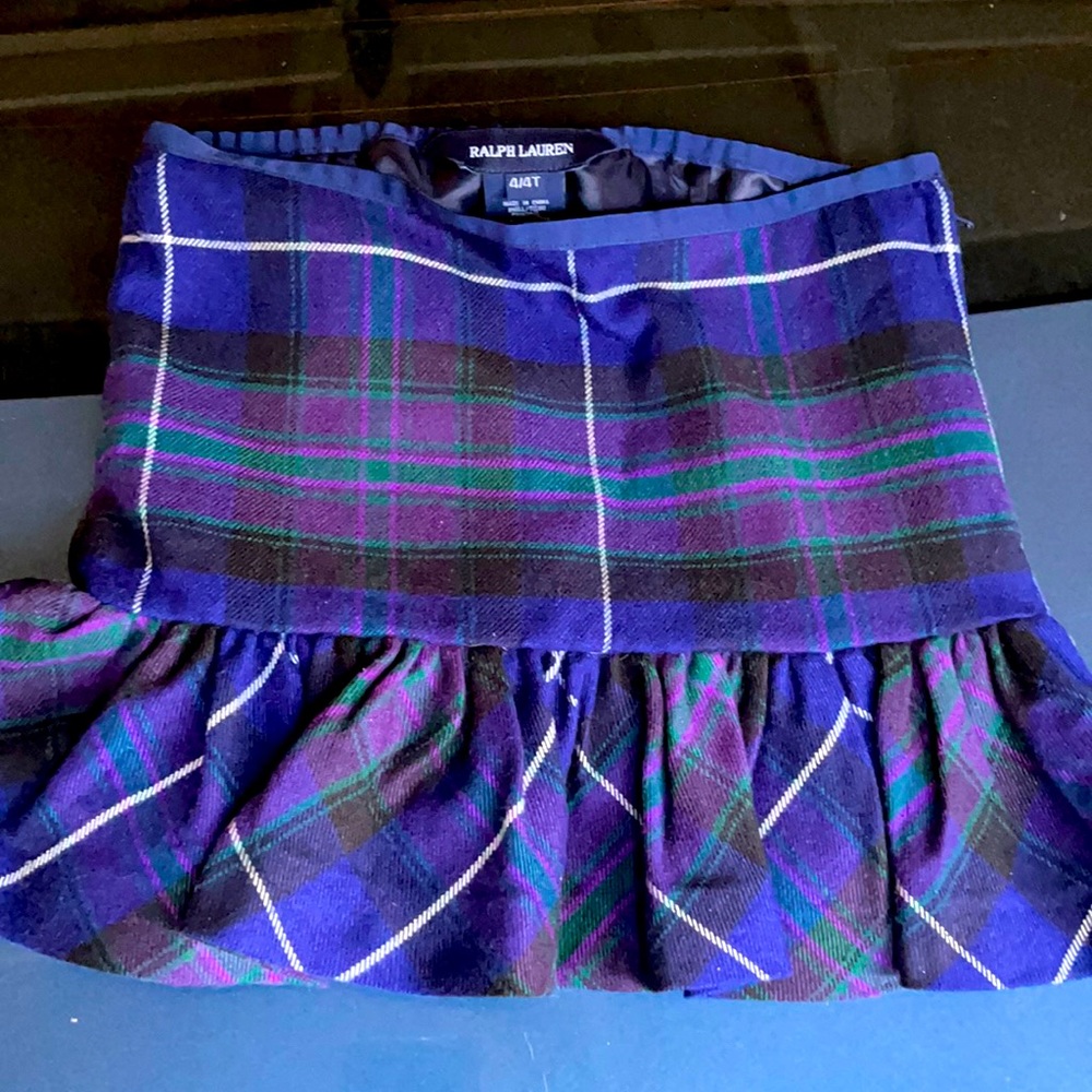 Ralph Lauren girls cotton Ruffled Skirt